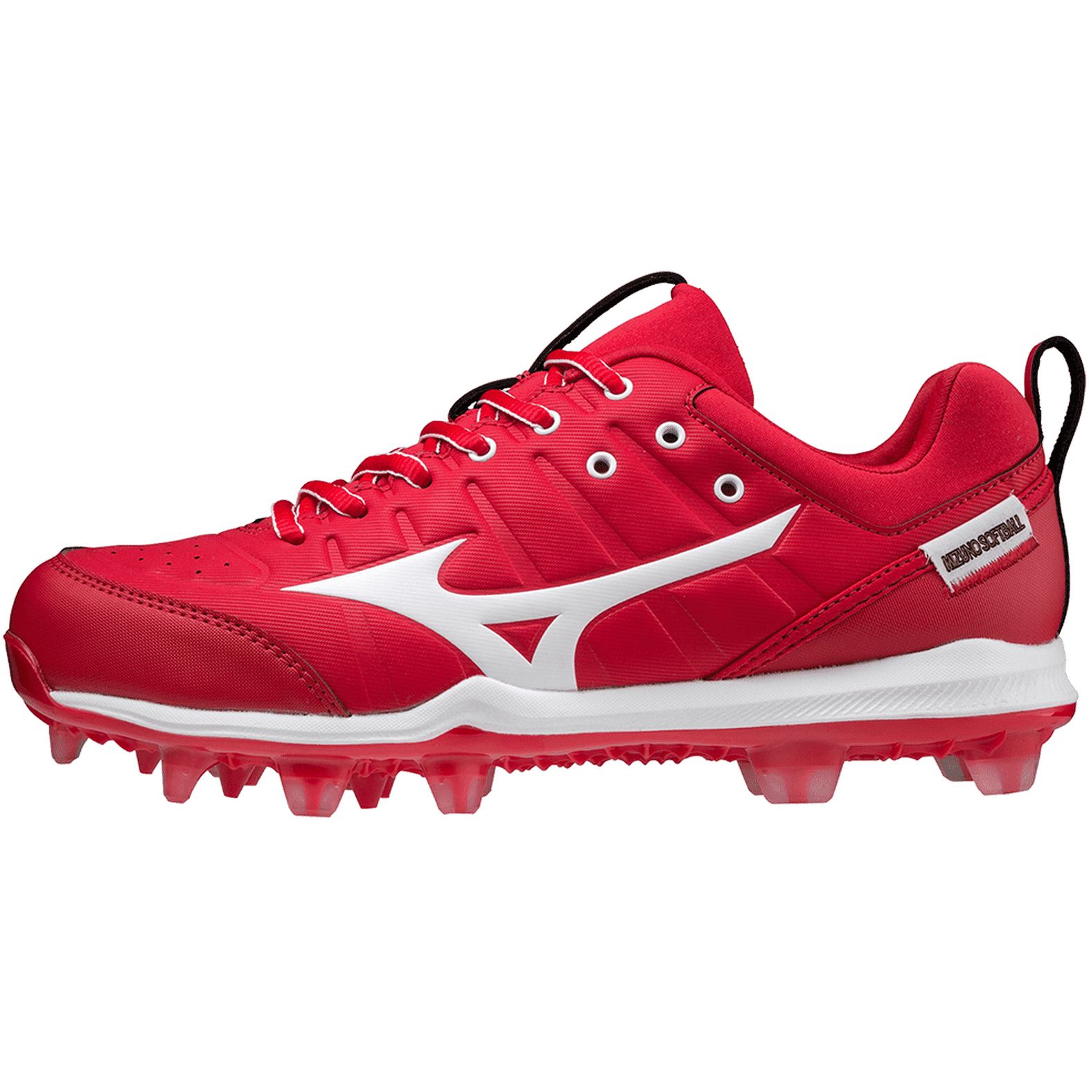 Mizuno Women's 9-Spike Advanced Finch Elite 5 FP Cleats - Red White - HIT a Double