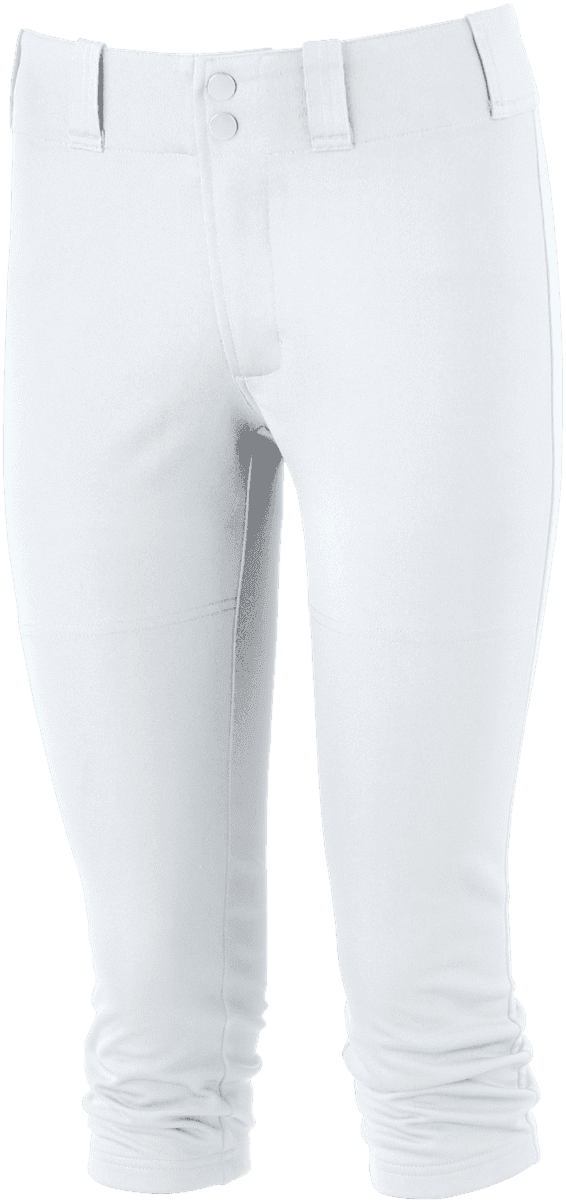White mizuno store softball pants