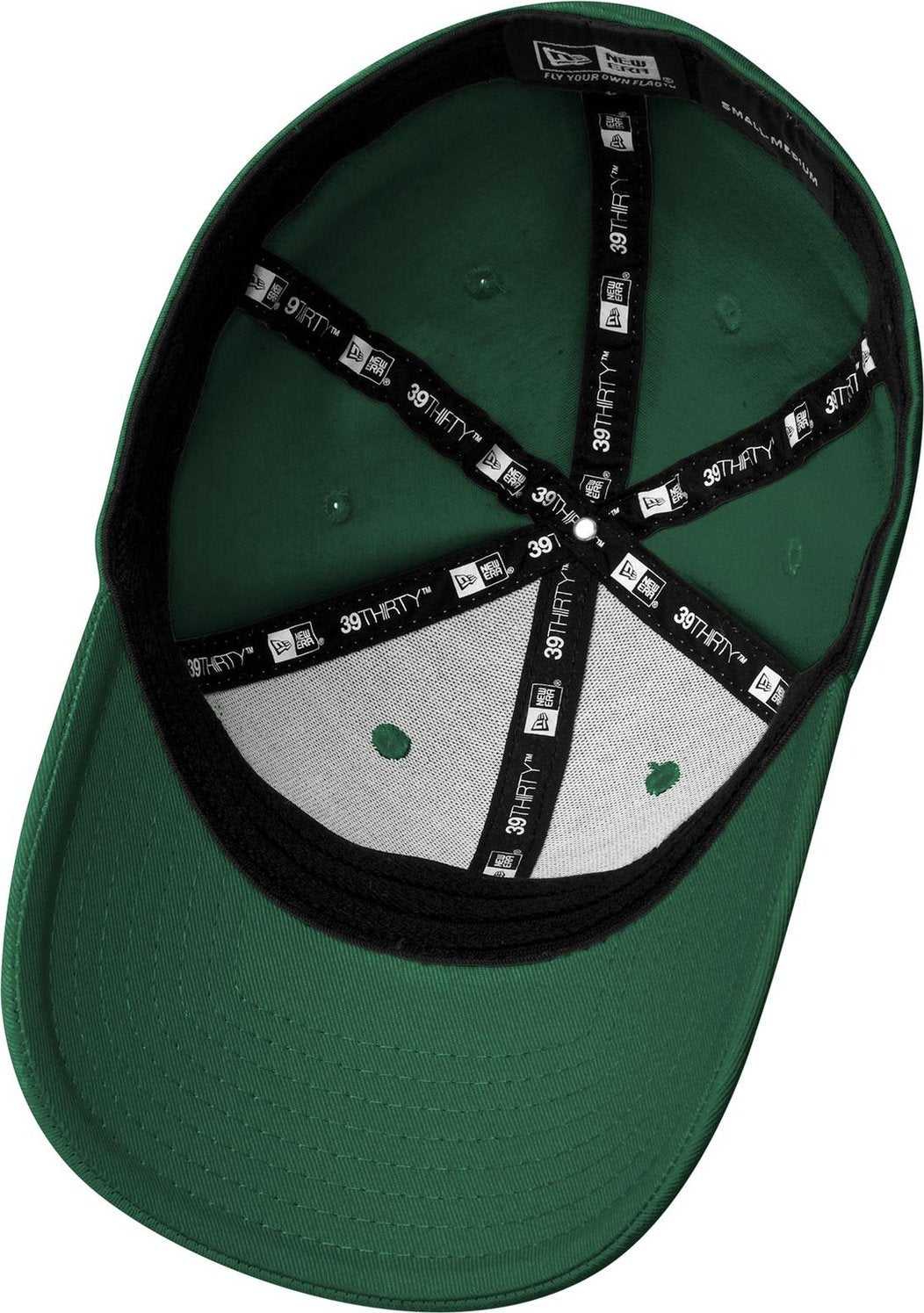 New Era NE1000 Structured Stretch Cotton Cap - Dark Green - HIT a Double - 1