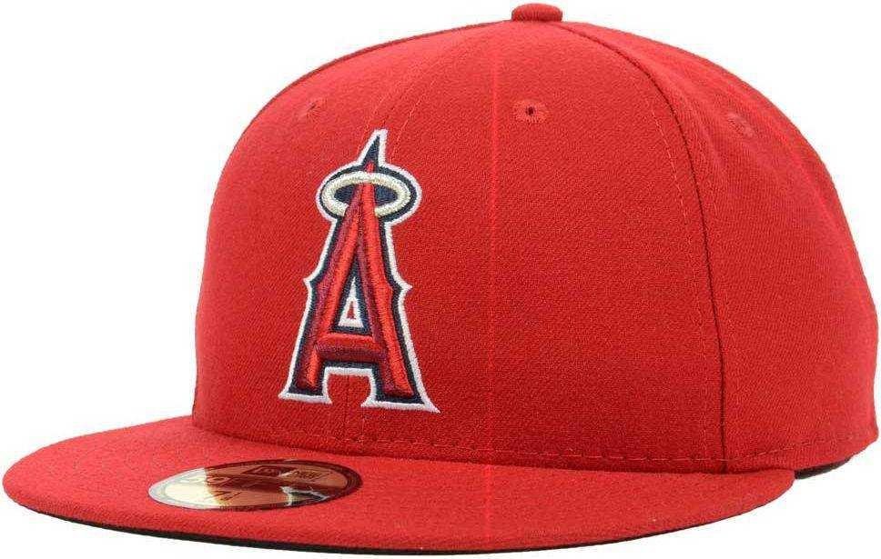 New Era MLB Authentic Cap Los Angeles Angels On-Field Game Red - HIT A Double
