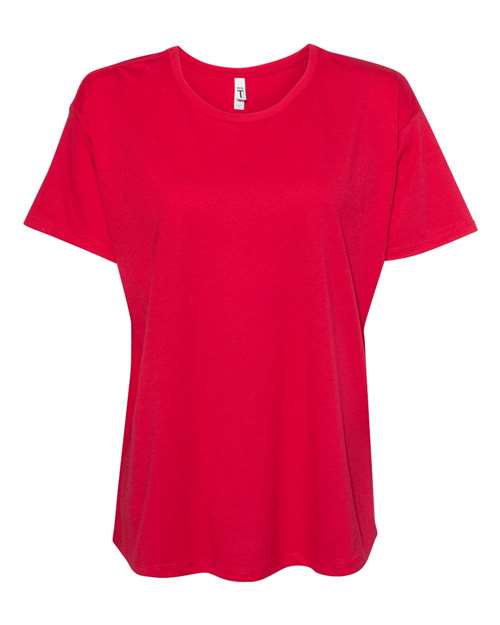 Next Level 1530 Womens Ideal Flow Tee - Red - HIT a Double
