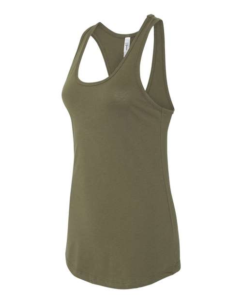 Next Level 1533 Women's Ideal Racerback Tank - Military Green - HIT a Double
