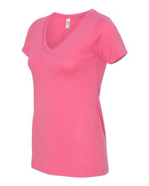 Next Level 1540 Women's Ideal V - Hot Pink - HIT a Double