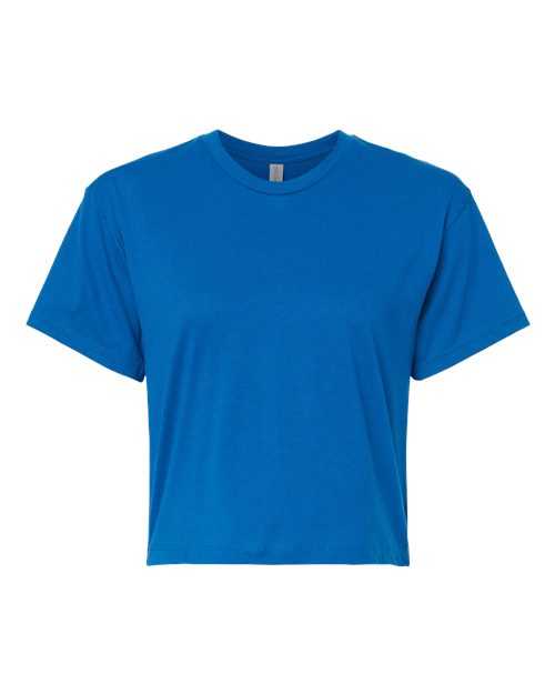 Next Level 1580 Women's Ideal Crop Tee - Royal - HIT a Double