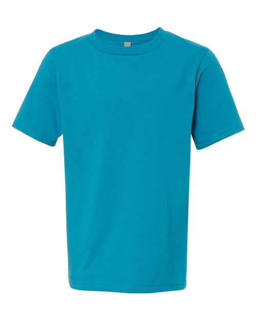 Next Level 3310 Youth Cotton Crew - Turquoise - HIT a Double
