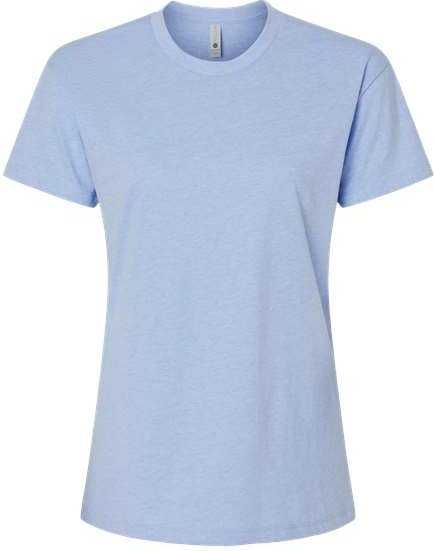 Next Level 6600 Women's CVC Relaxed T-Shirt - Heather Columbia Blue" - "HIT a Double