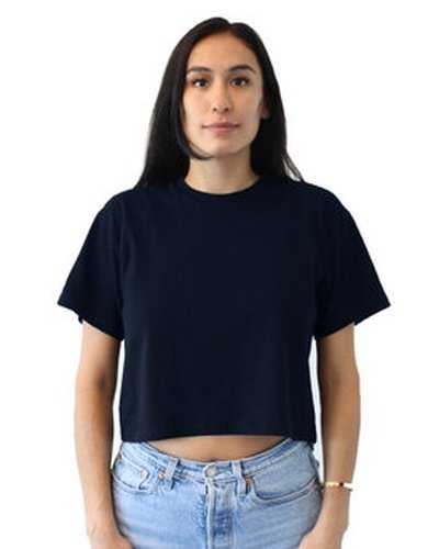 Next Level Apparel 1580NL Ladies' Ideal Crop T-Shirt - Midnight Navy - HIT a Double