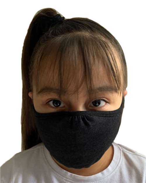 Next Level M101 Youth Face Mask Pkg 48 - Heather Black - HIT a Double