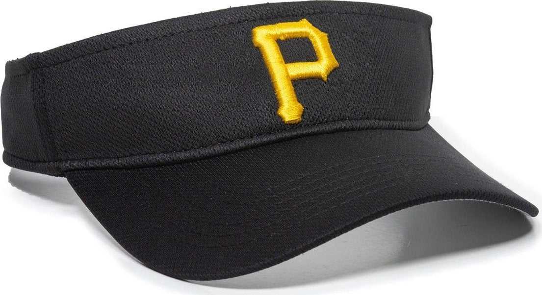 OC Sports MLB-185 Traditional Visor - Pittsburgh Pirates