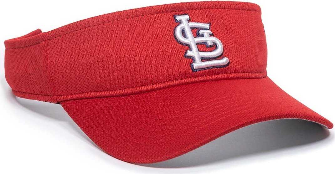 OC Sports MLB-185 Traditional Visor - St. Louis Cardinals