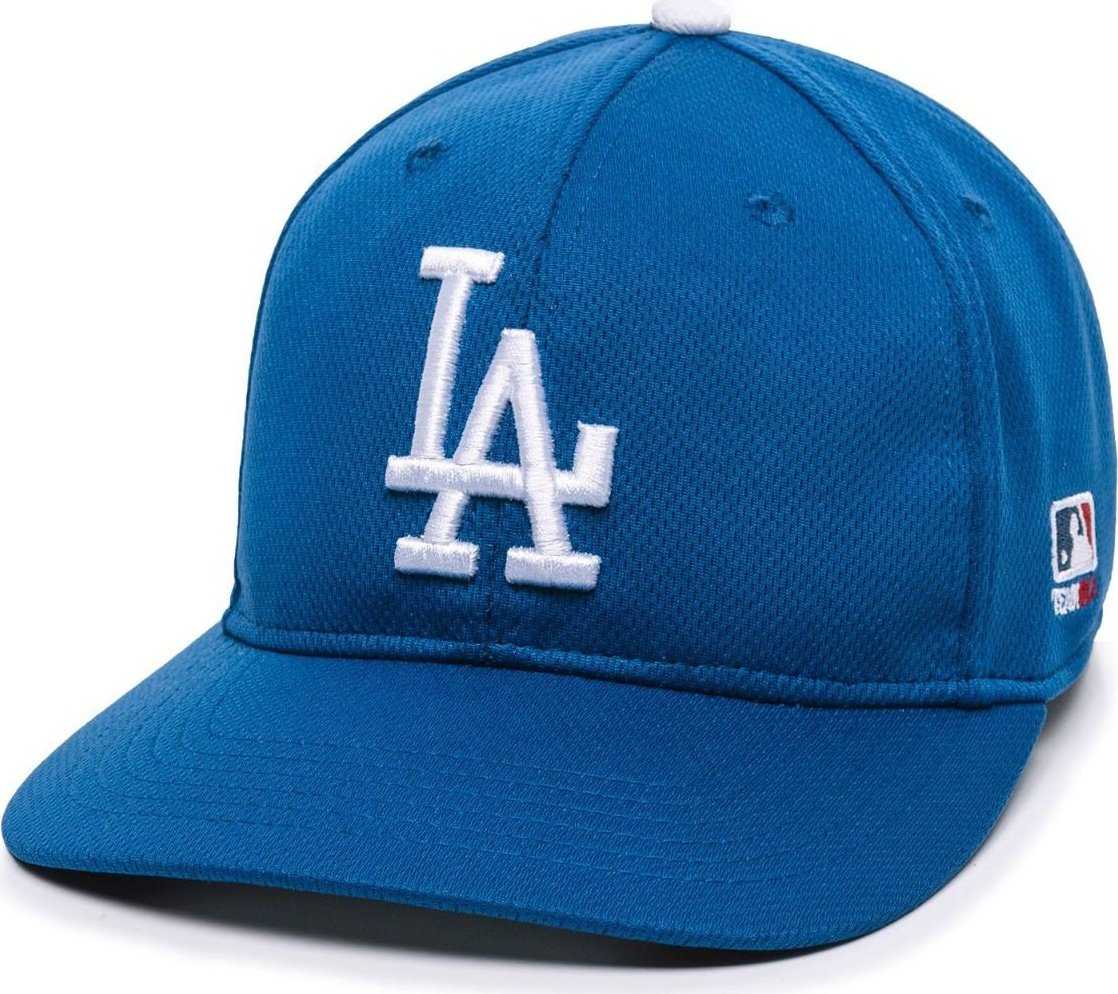 OC Sports MLB-350 MLB Polyester Baseball Adjustable Cap - Los Angeles Dodgers Home & Road - HIT a Double - 1