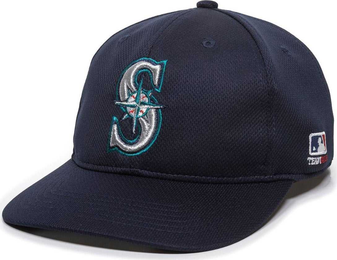 OC Sports MLB-350 MLB Polyester Baseball Adjustable Cap - Seattle Mariners Home & Road - HIT a Double