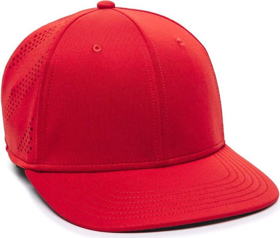 OC Sports AIR50 Proflex Adjustable Performance Cap - Red - HIT a Double - 1