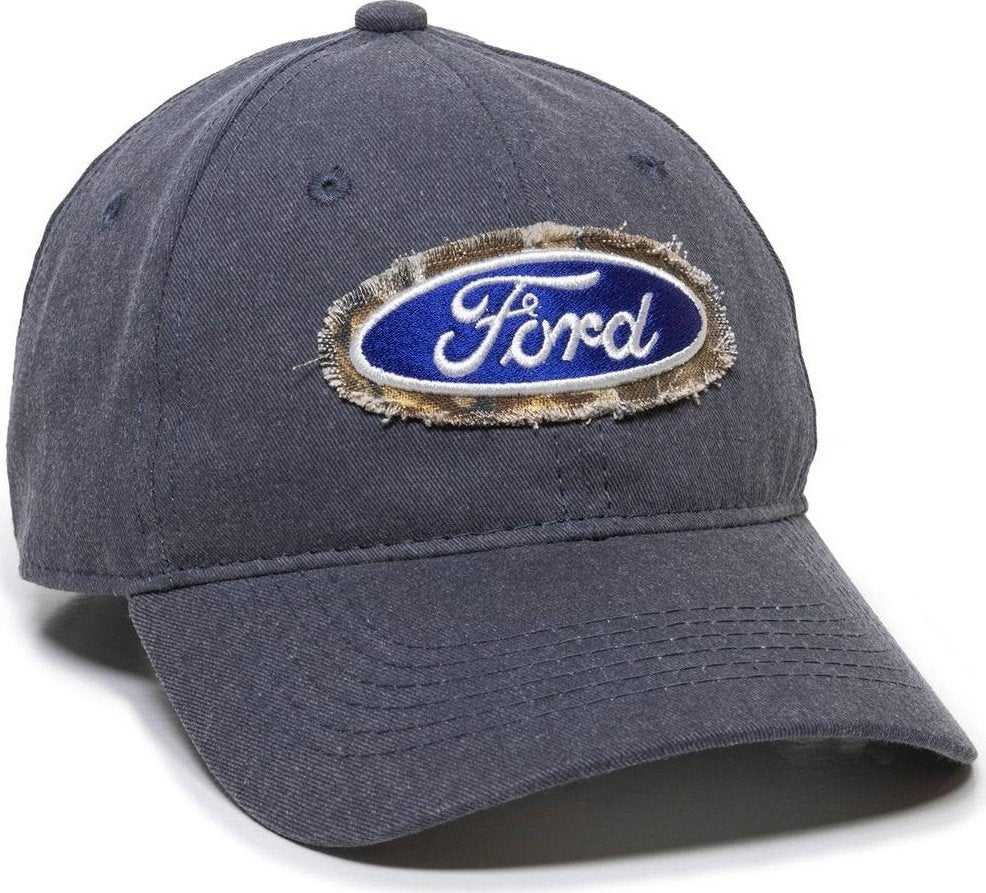 OC Sports FRD04D Ford Adjustable Cap - Navy - HIT a Double - 1