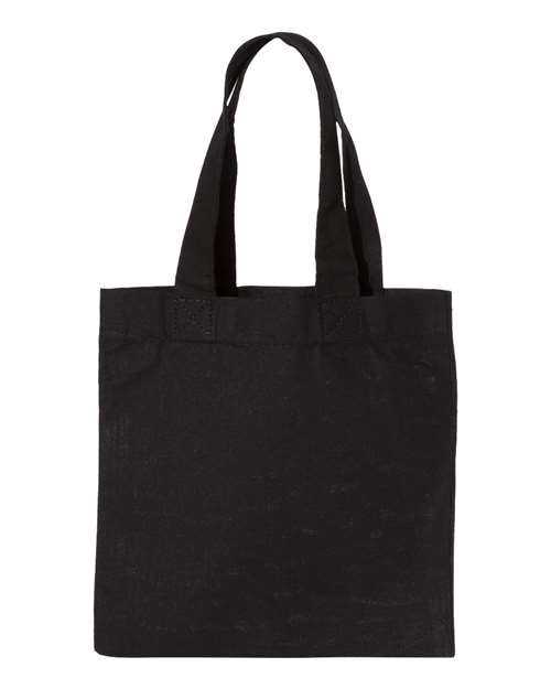 Oad OAD115 Small Canvas Tote - Black - HIT a Double