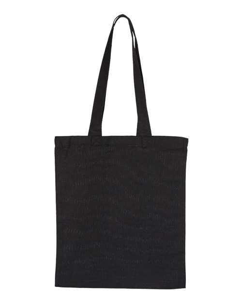 Oad OAD117 Large Canvas Tote - Black - HIT a Double