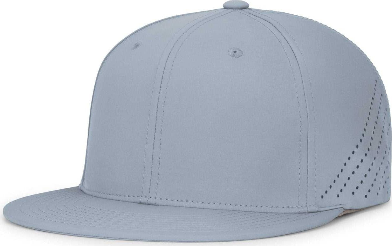 Pacific Headwear ES471 Premium Lightweight Perforated Pacflex Coolcore Cap - Silver - HIT a Double