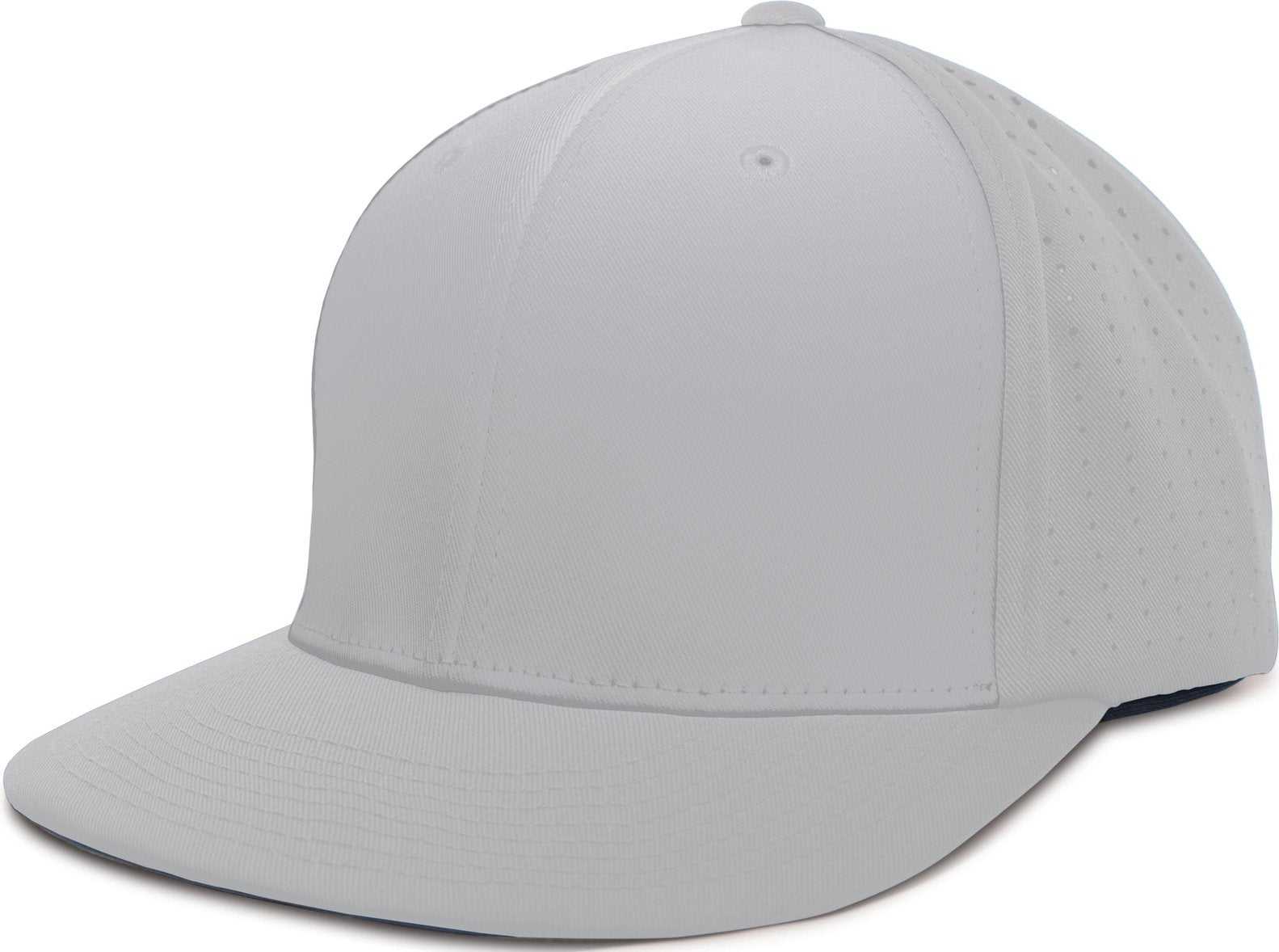 Pacific ES474 Perforated F3 Performance Flexfit Cap - Silver - HIT a Double - 1