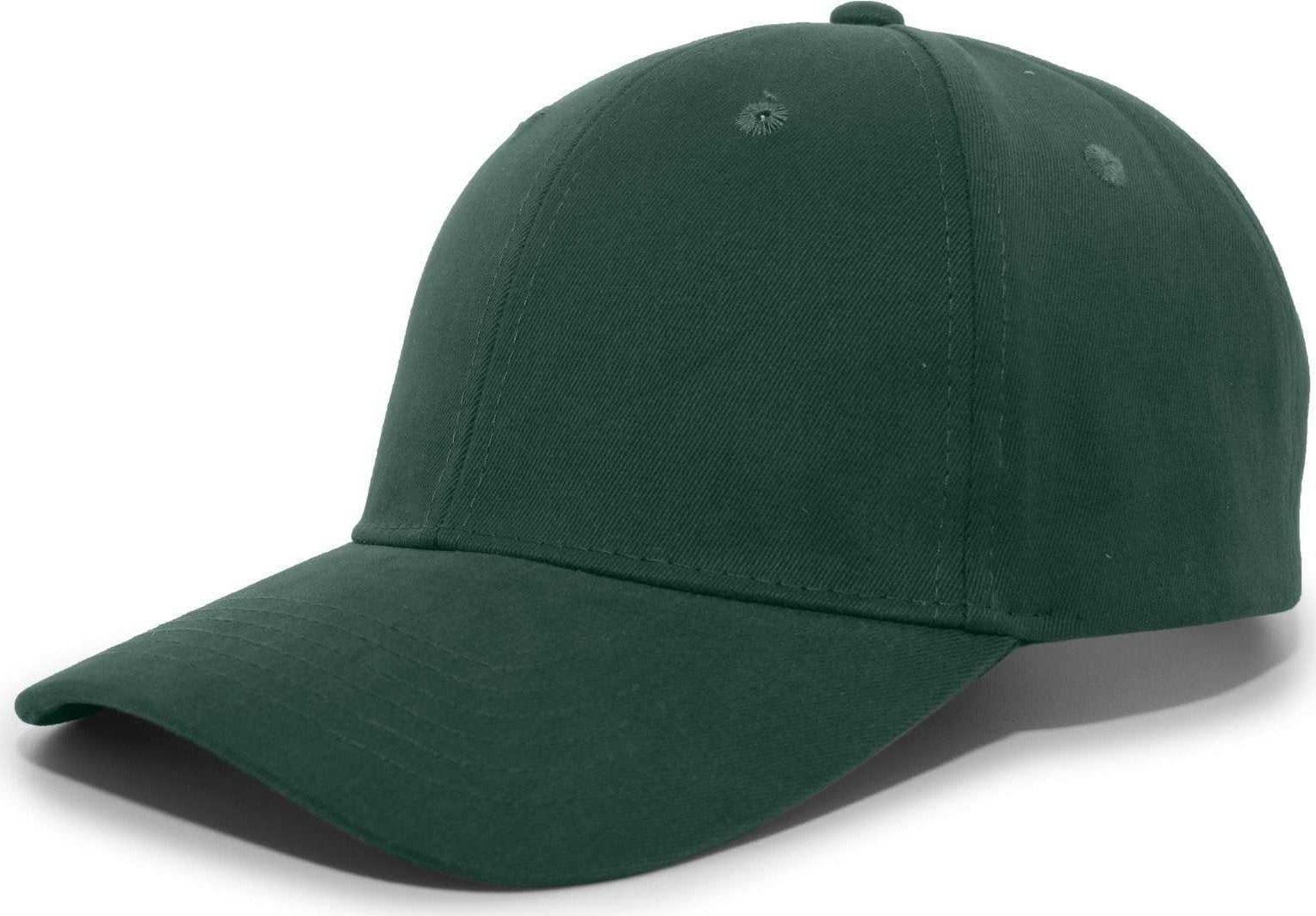 Pacific Headwear 101C Brushed Cotton Hook-and-Loop Cap - Hunter - HIT A Double