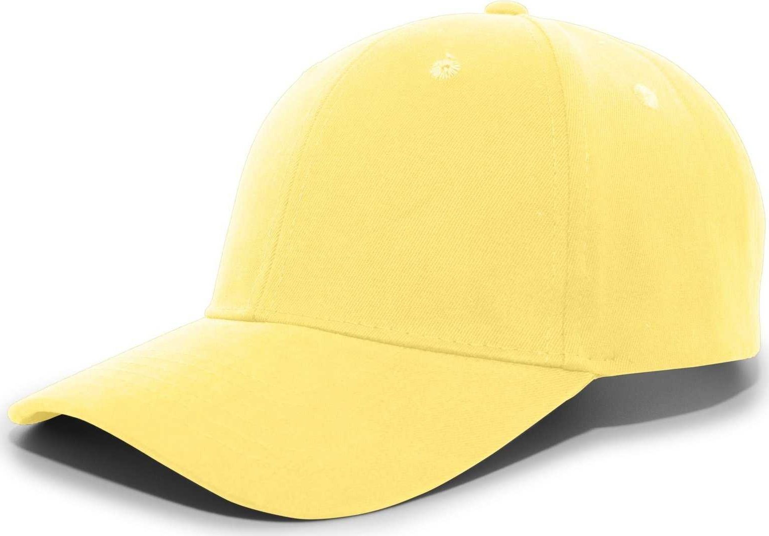 Pacific Headwear 101C Brushed Cotton Hook-and-Loop Cap - Yellow - HIT a Double