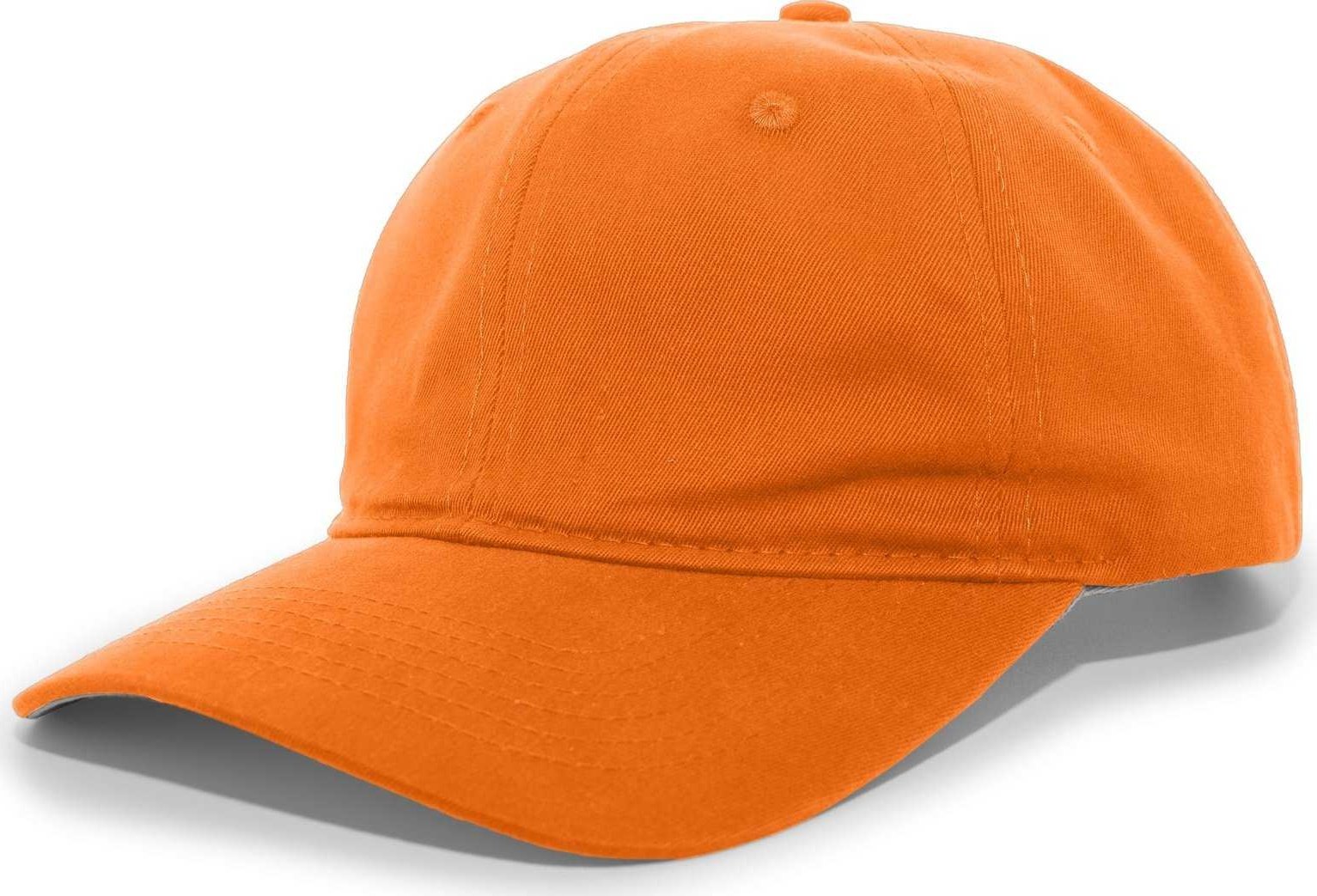 Pacific Headwear 220C Brushed Cotton Twill Hook-and-Loop Cap - Mango - HIT a Double