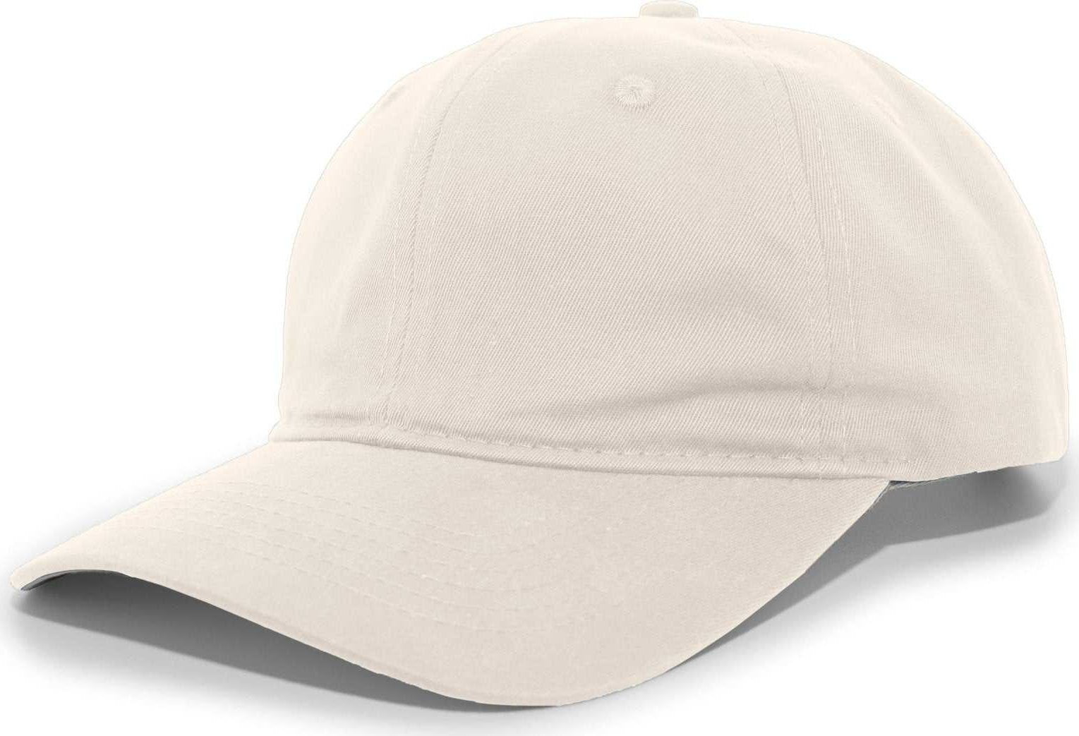 Pacific Headwear 220C Brushed Cotton Twill Hook-and-Loop Cap - Stone - HIT a Double
