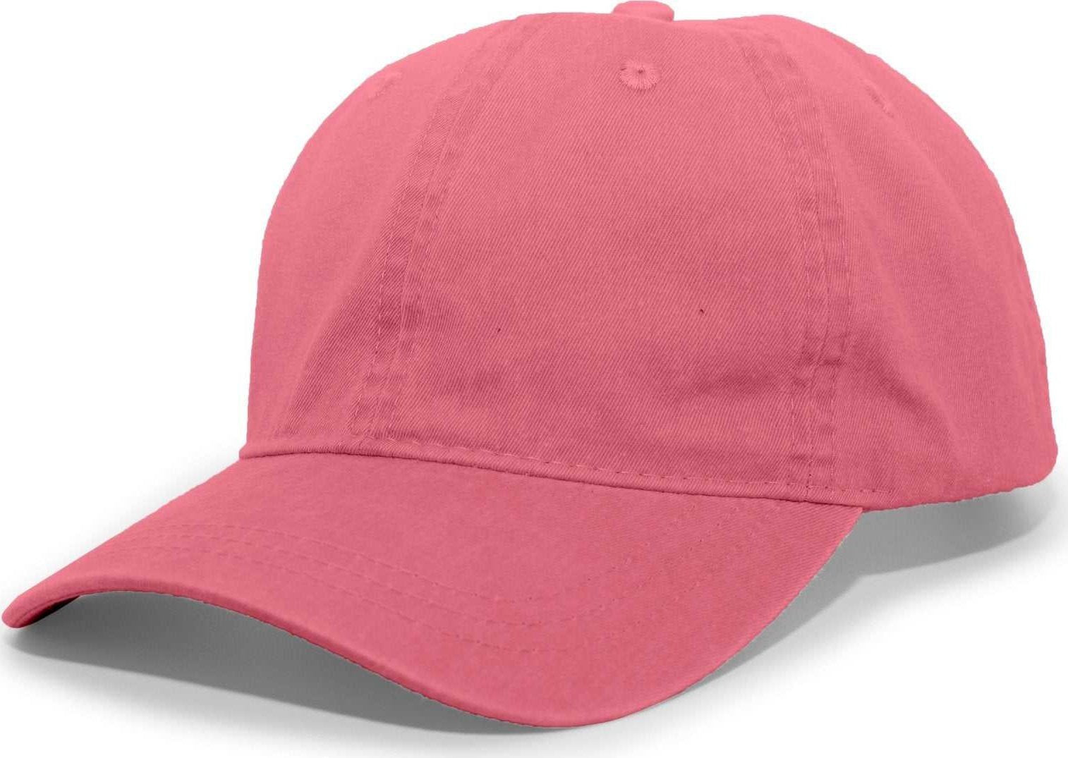 Pacific Headwear 300WC Washed Pigment Dyed Hook-and-Loop Cap - Cape Red - HIT a Double