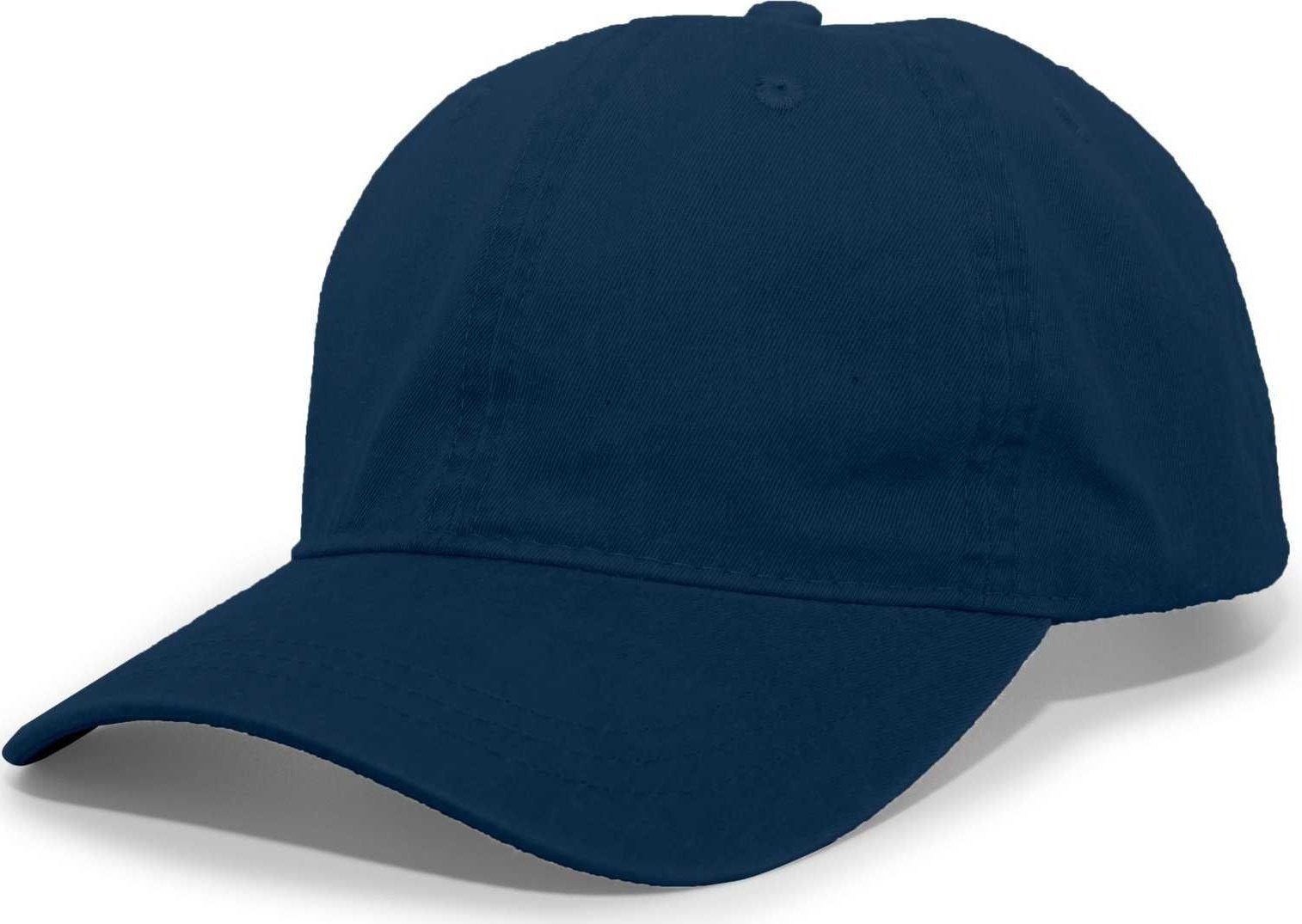 Pacific Headwear 300WC Washed Pigment Dyed Hook-and-Loop Cap - Navy - HIT A Double