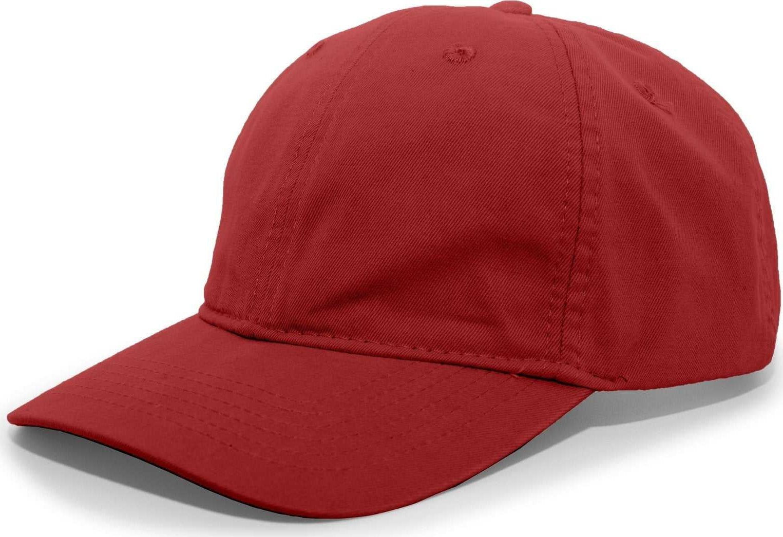 Pacific Headwear 396C Bio-Washed Cotton Buckle Back Cap - Ruby - HIT a Double