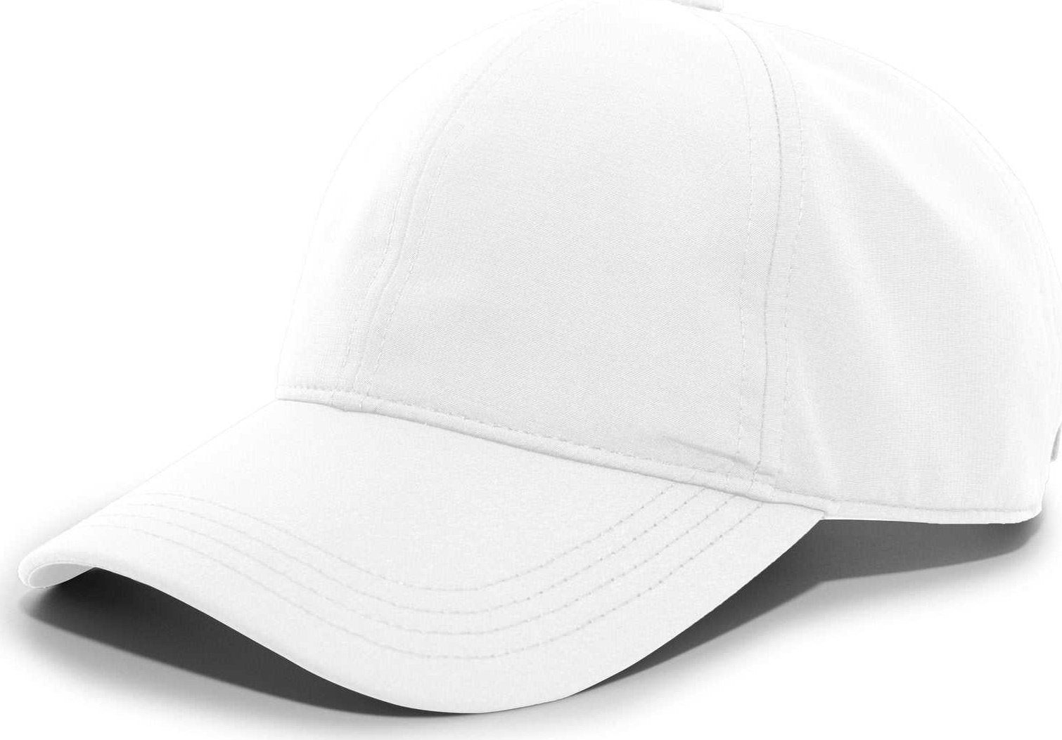 Pacific Headwear 422L Light-Weight Hook-and-Loop Cap - White - HIT a Double