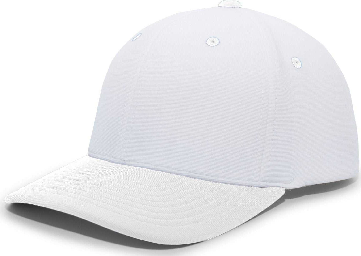 Pacific Headwear 498F M2 Performance Flexfit Cap - White - HIT a Double