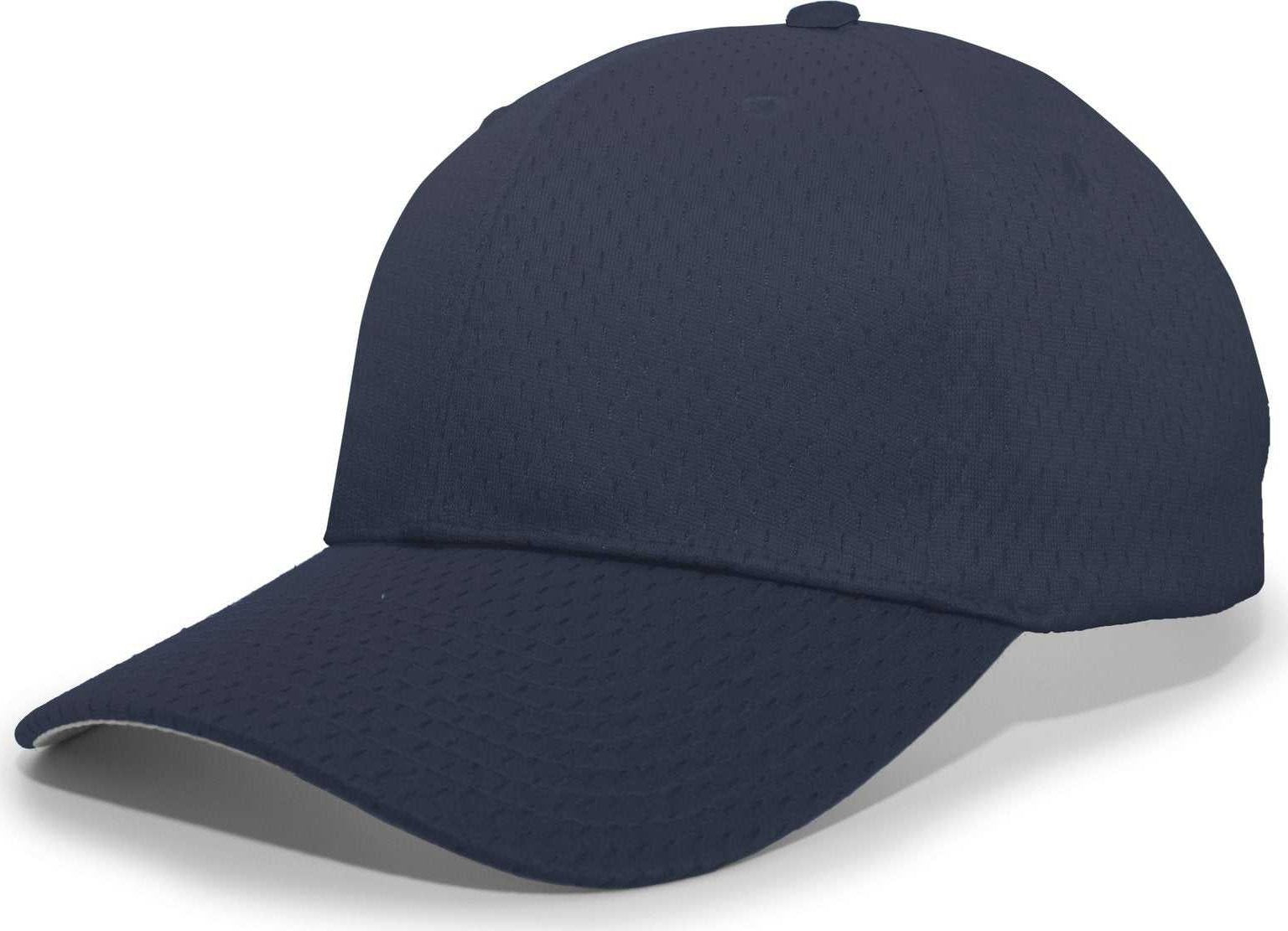 Pacific Headwear 805M Coolport Mesh Hook-and-Loop Cap - Navy - HIT a Double