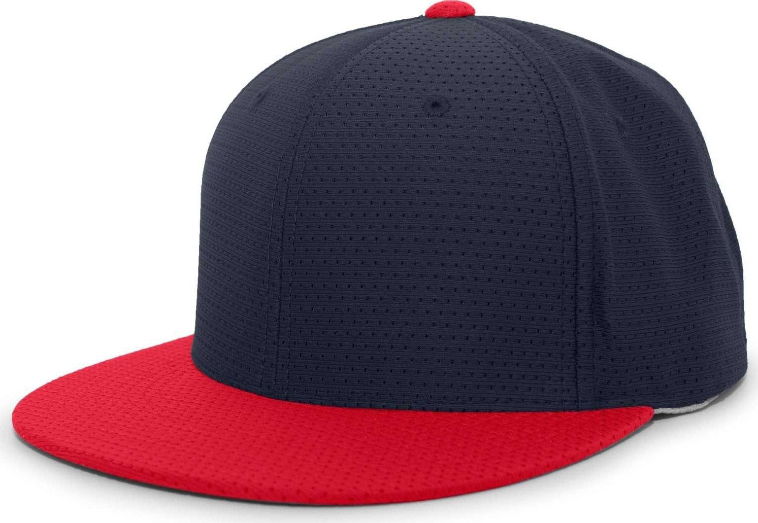 Pacific Headwear ES818 Air Jersey Performance Flexfit Cap - Navy Red - HIT a Double
