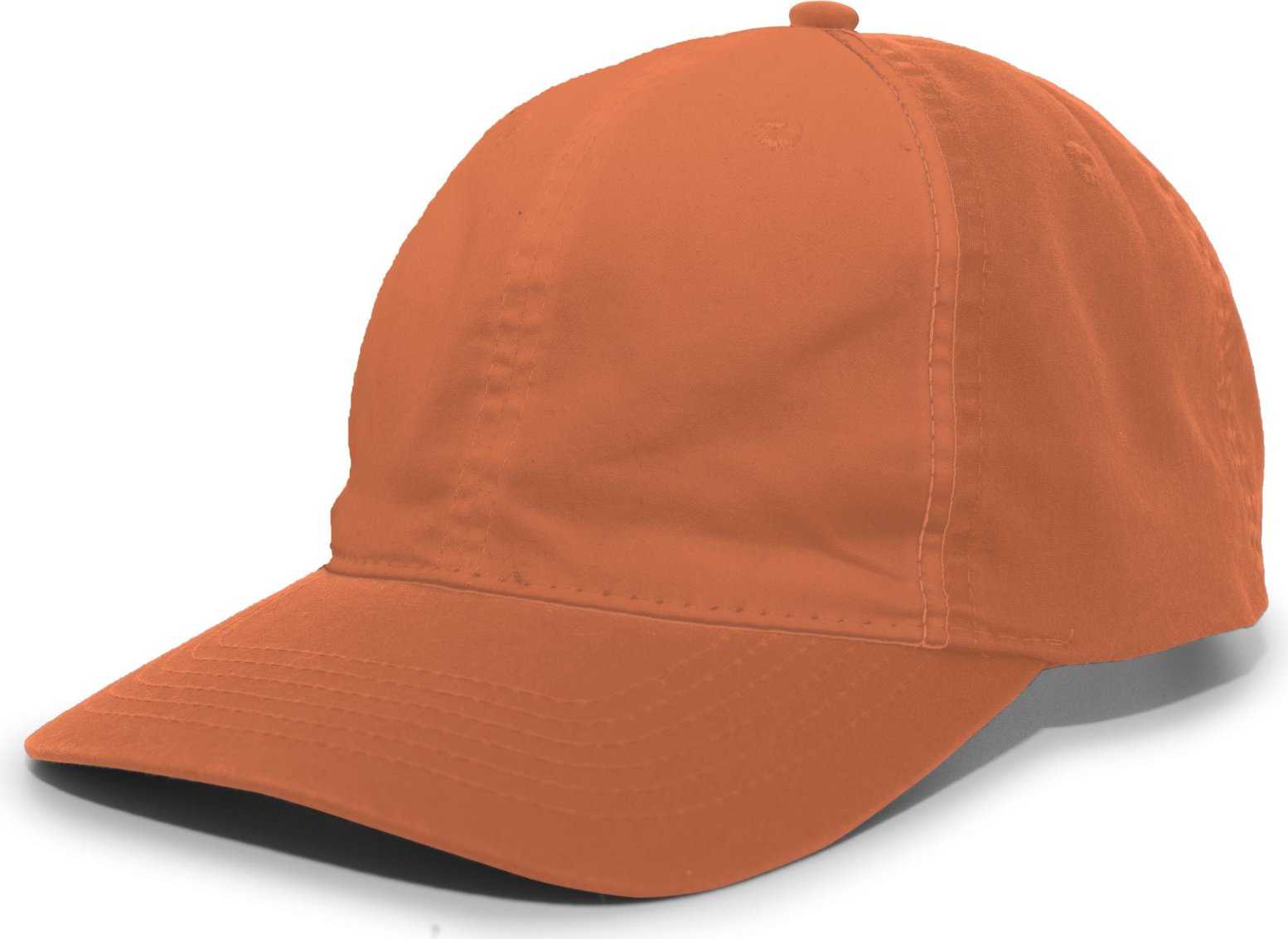 Pacific Headwear V57 Vintage Cotton Buckle Back Cap - Texas Orange - HIT a Double