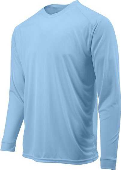 Paragon 218Y Youth Long Islander Performance Long Sleeve T-Shirt - Blue Mist - HIT a Double - 1