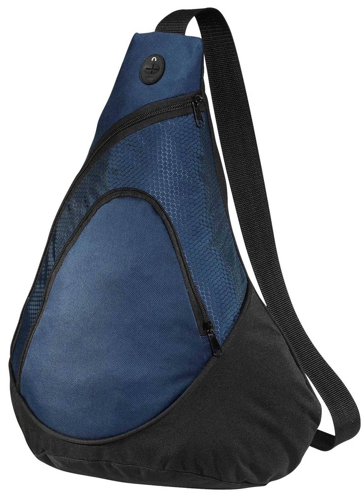 Port Authority BG1010 Honeycomb Sling Pack - Navy - HIT a Double - 1