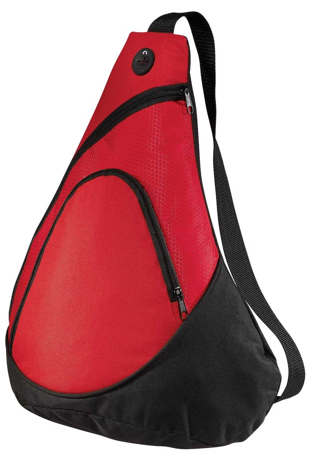 Port Authority BG1010 Honeycomb Sling Pack - Red - HIT a Double - 1
