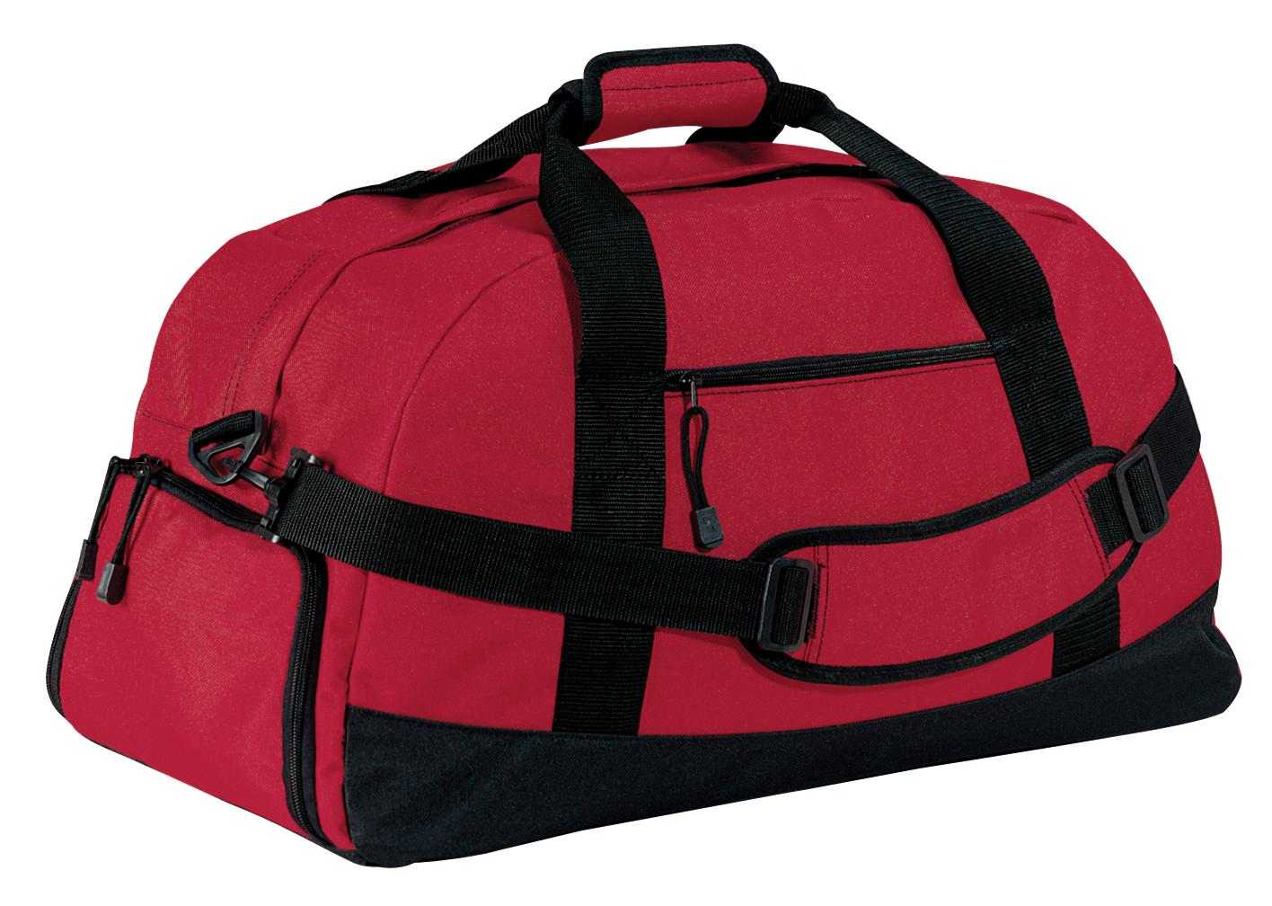 Port Authority BG980 Basic Large Duffel - Red - HIT a Double - 1