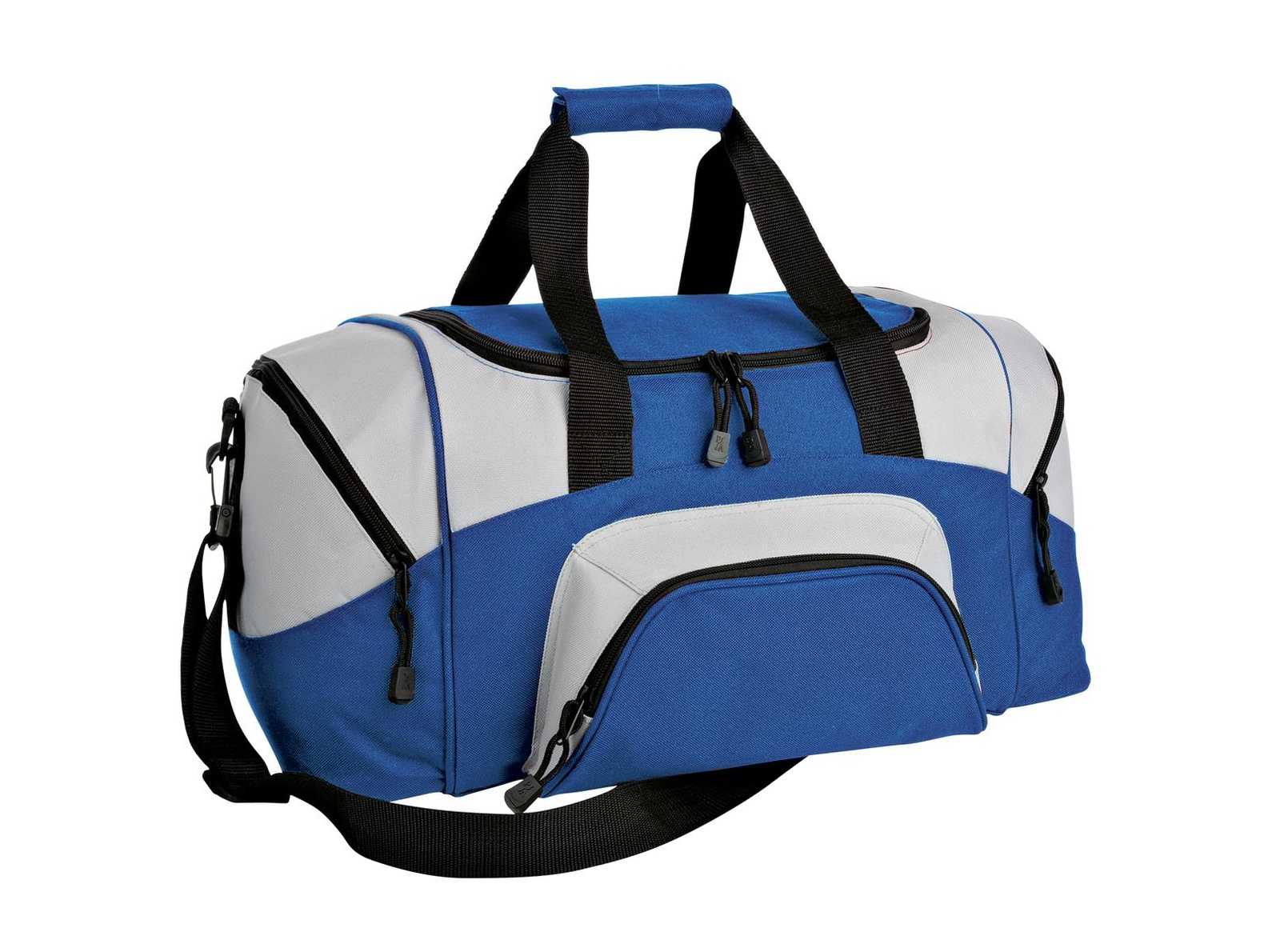 Port Authority BG990S Small Colorblock Sport Duffel - True Royal Gray - HIT a Double - 1