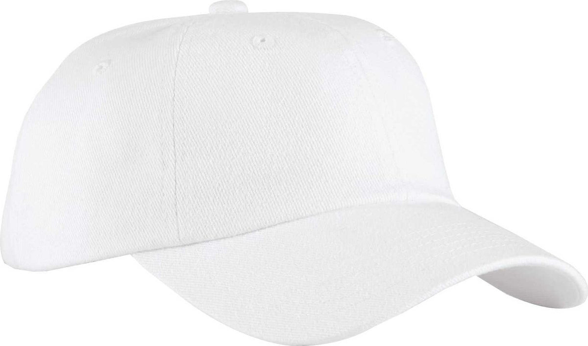 Port Authority BTU Brushed Twill Cap - White - HIT a Double - 1