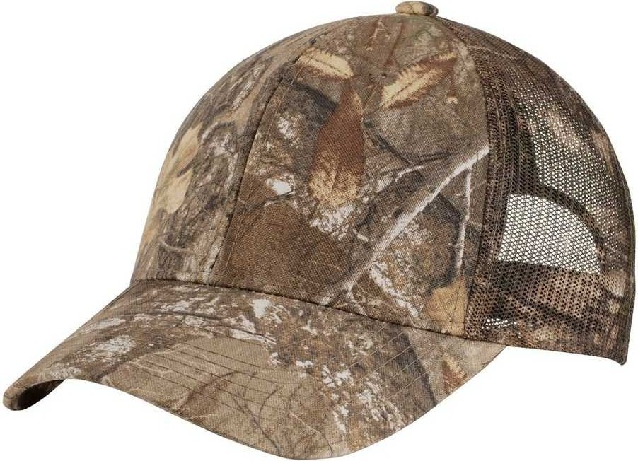 Port Authority C869 Pro Camouflage Series Cap with Mesh Back - Realtree Edge - HIT a Double - 1