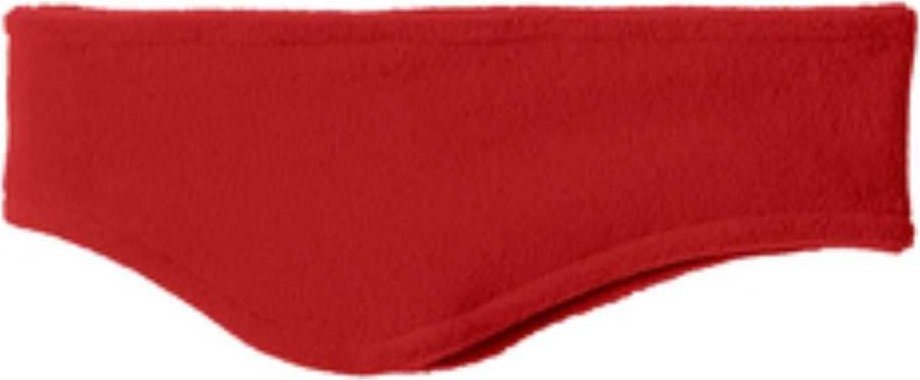 Port Authority C910 R-Tek Stretch Fleece Headband - Red - HIT a Double - 1