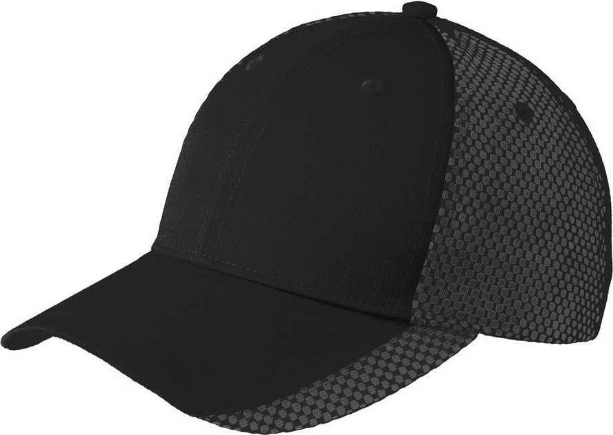 Port Authority C923 Two-Color Mesh Back Cap - Black White - HIT a Double - 1