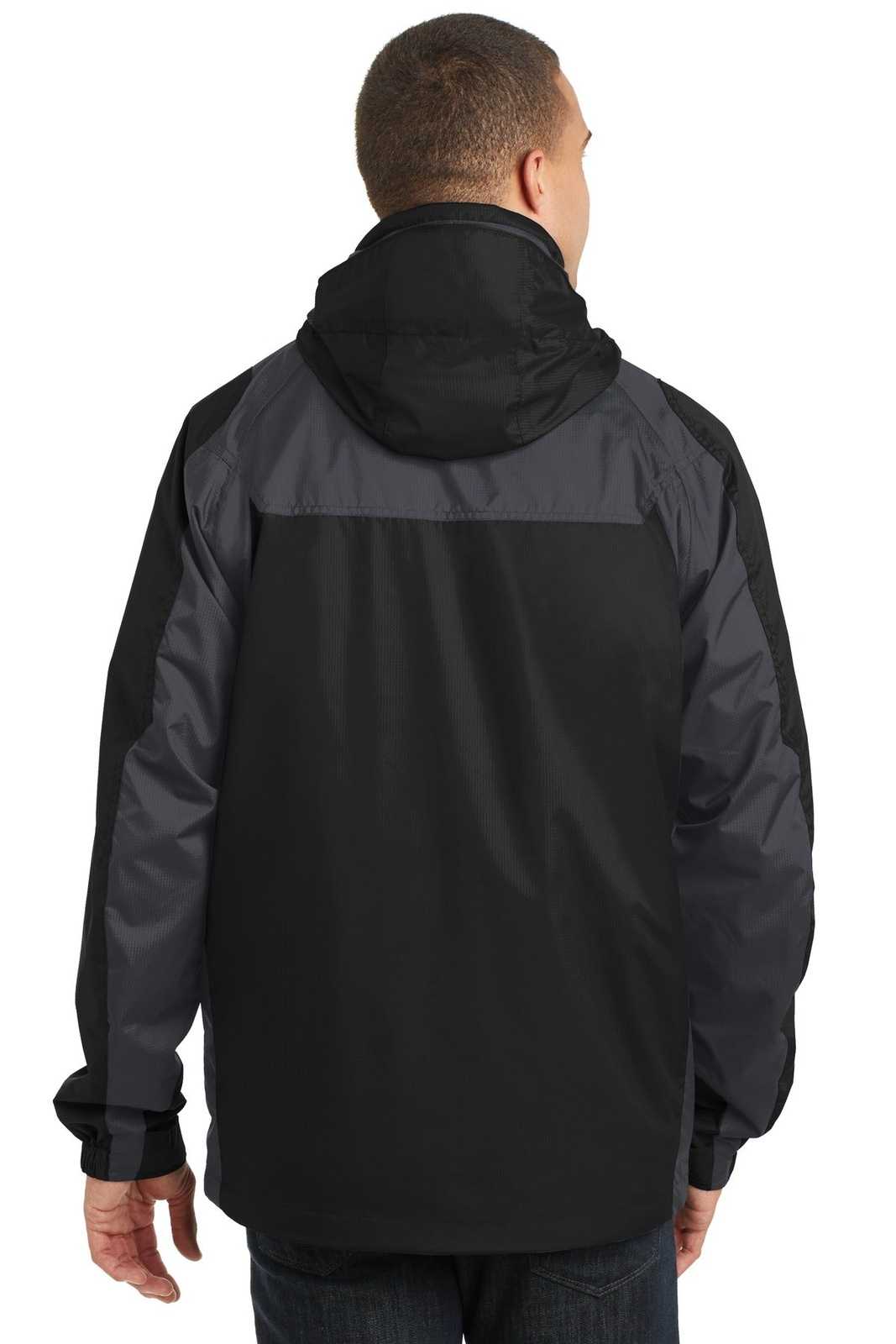 Port Authority J310 Ranger 3-in-1 Jacket - Black Ink Gray - HIT a Double - 1