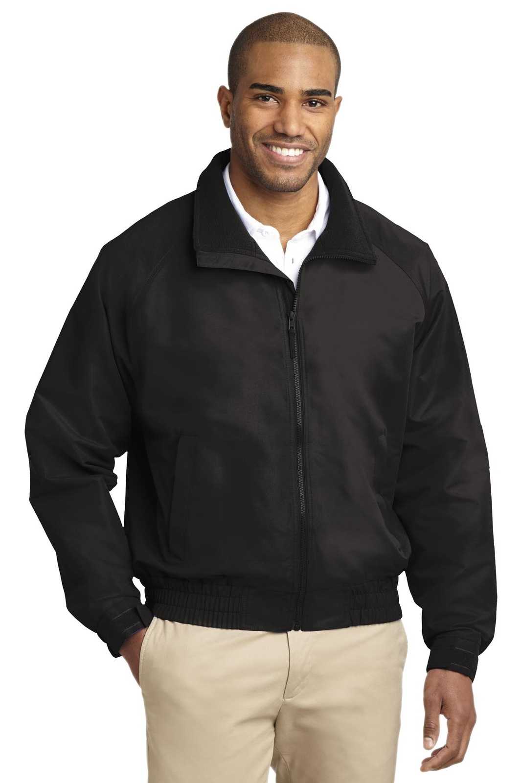 Port Authority J329 Lightweight Charger Jacket - True Black - HIT a Double - 1