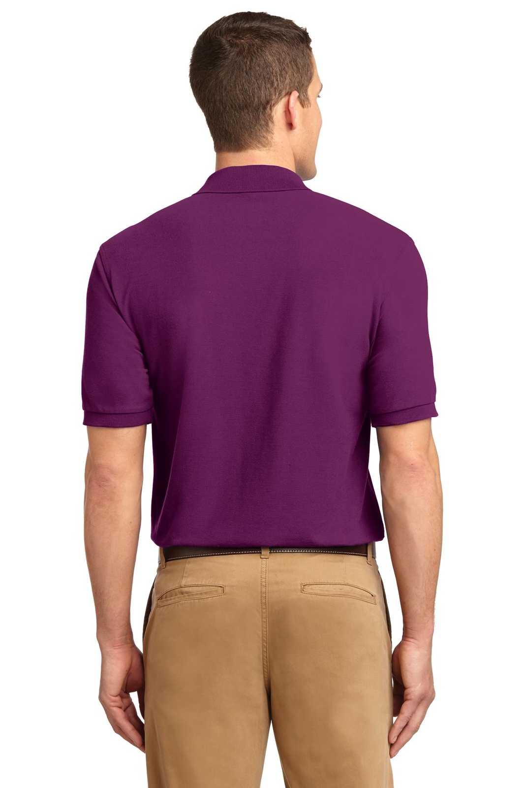 Port Authority K500ES Extended Size Silk Touch Polo - Deep Berry - HIT a Double - 1