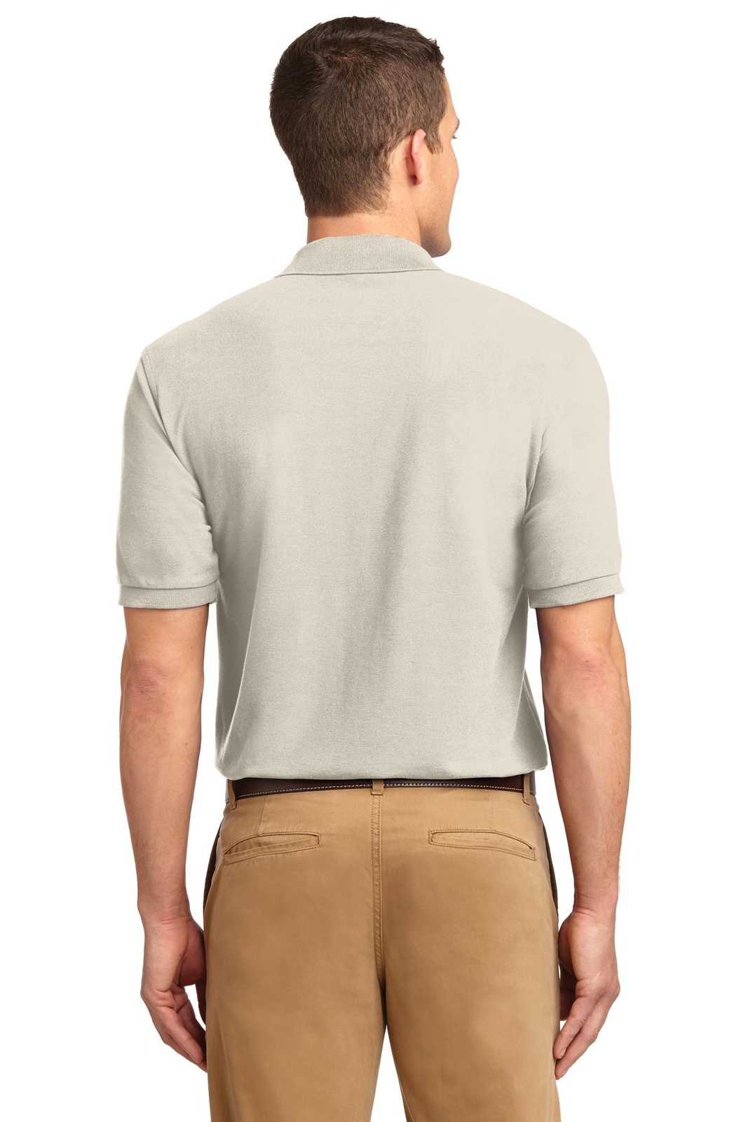 Port Authority K500ES Extended Size Silk Touch Polo - Light Stone - HIT a Double - 1