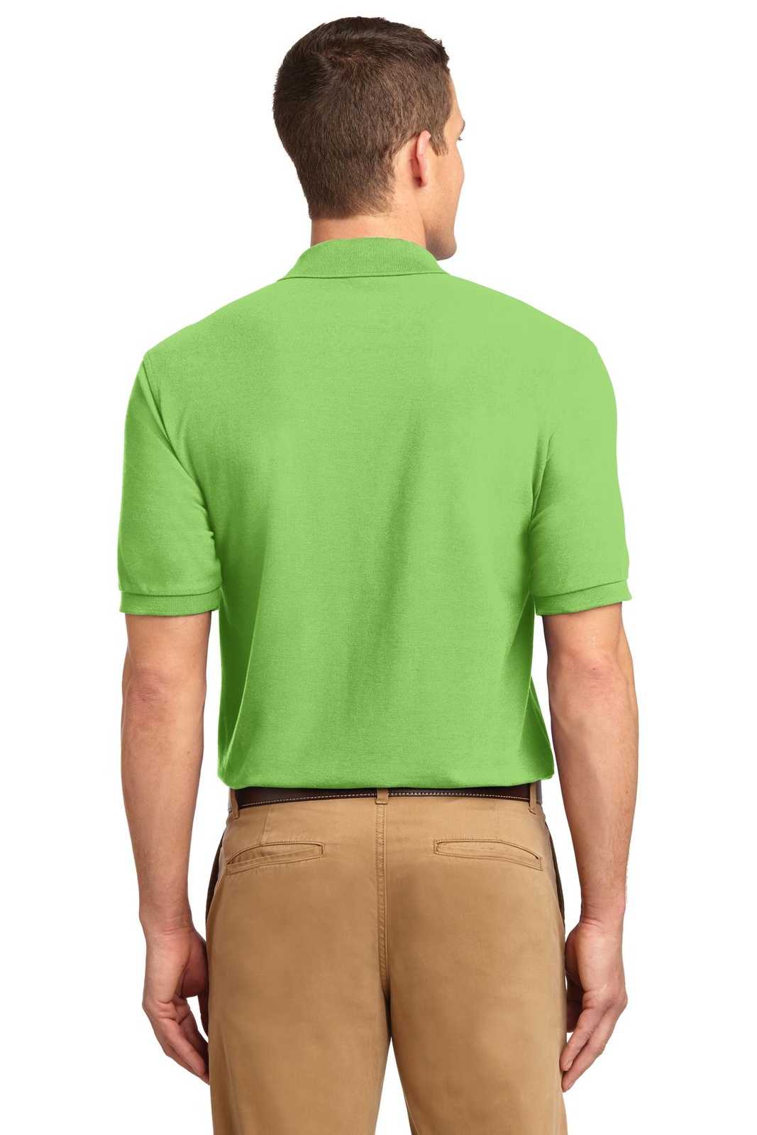 Port Authority K500ES Extended Size Silk Touch Polo - Lime - HIT a Double - 1