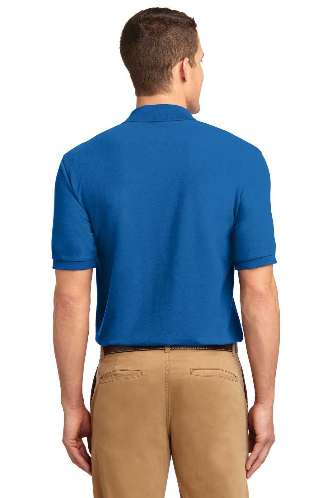 Port Authority K500ES Extended Size Silk Touch Polo - Strong Blue - HIT a Double - 1