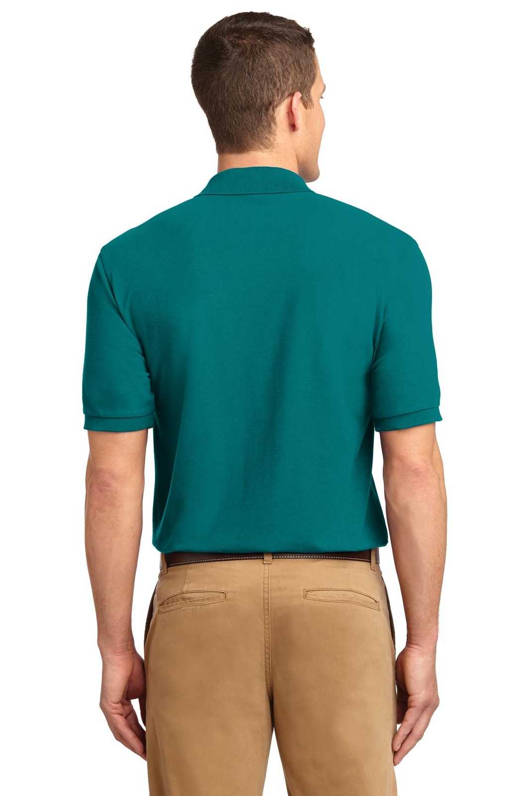 Port Authority K500 Silk Touch Polo - Teal Green - HIT a Double - 1